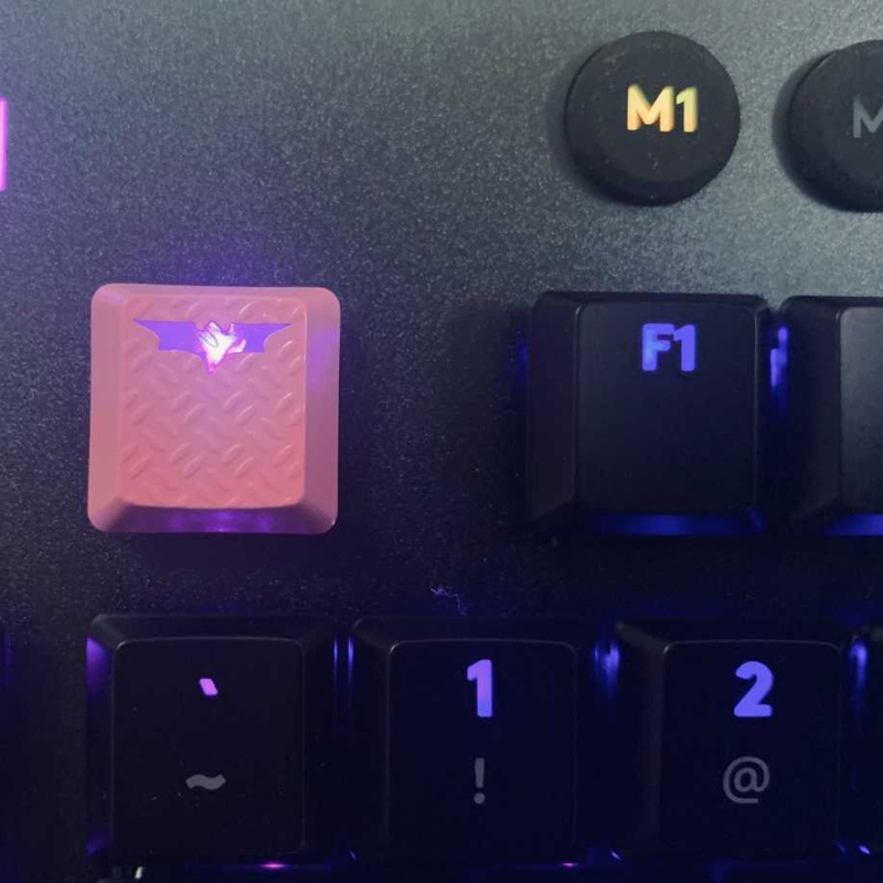 1 nút bàn phím OEM chống trượt trong suốt in hình Batman cho Logitech- G913