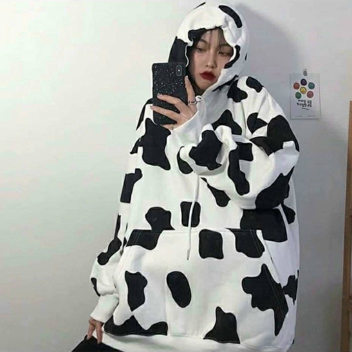 ÁO HOODIE - ÁO KHOÁC NỈ NGOẠI Bò Sữa Cổ Chui (HD2420 - IN 3D) (Tino Shop) | BigBuy360 - bigbuy360.vn