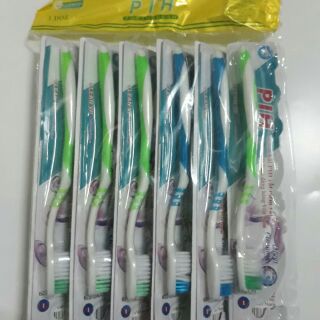 Sỉ 12 cái Bàn chải đánh răng (sọc giao mẫu ngẫu nhiên)