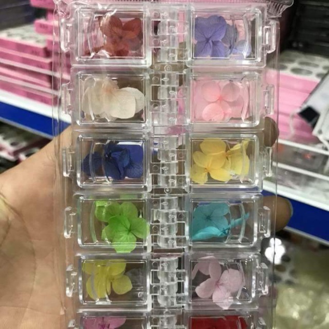 Hoa Lụa Ẩn Gel 12 màu