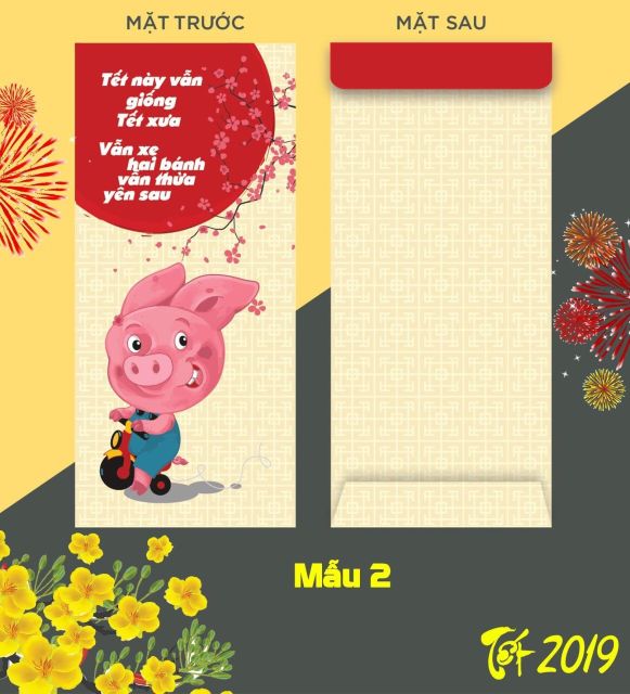 Bao lì xì mẫu mới 2019