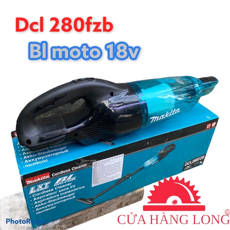 DCL 280FZB| BL MotoMáy hút bụi cầm tay hoạt động bằng Pin, Makita 18v