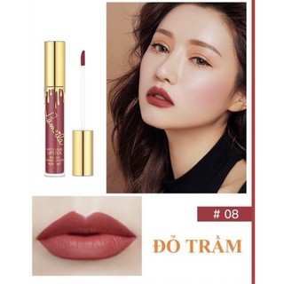 Son Kem Lì Matte Liquid Lipstick - Màu08 Đỏ Trầm