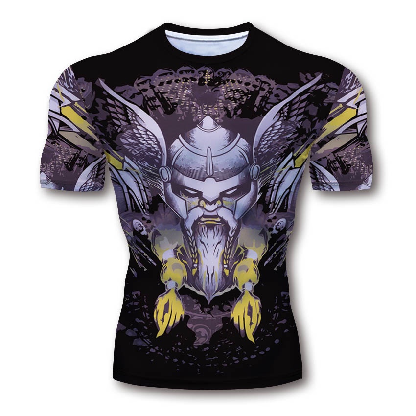 Áo thun thể thao HUQISHA in hình Dragonball cá tính cho nam