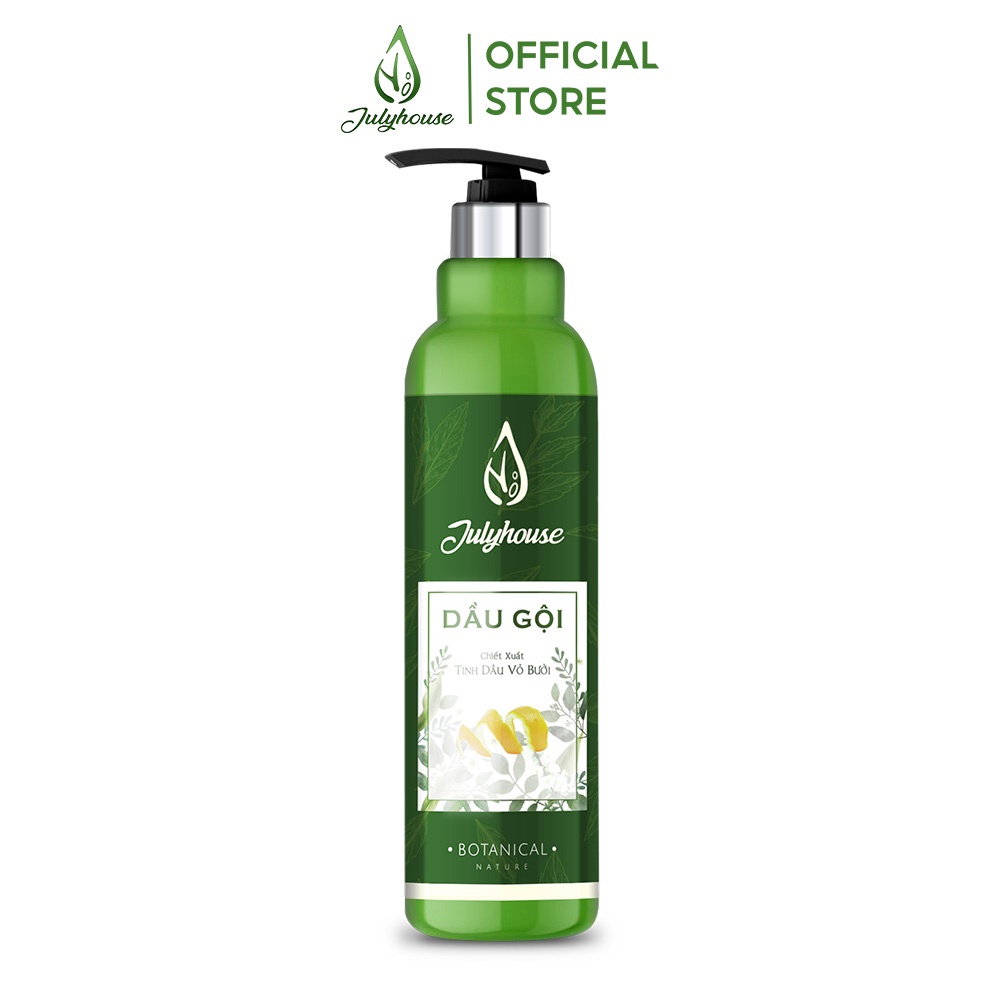 Dầu gội Bưởi 300ml/700ml JULYHOUSE nuôi dưỡng để tóc khỏe đẹp