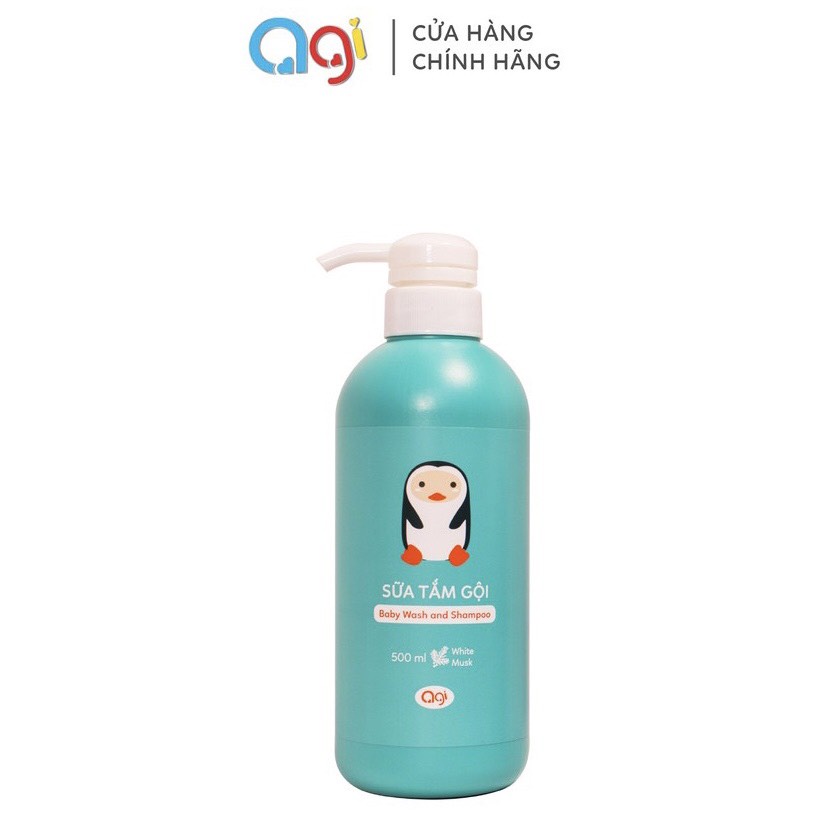 Sữa tắm gội AGI 2 in 1 cho bé 500ml