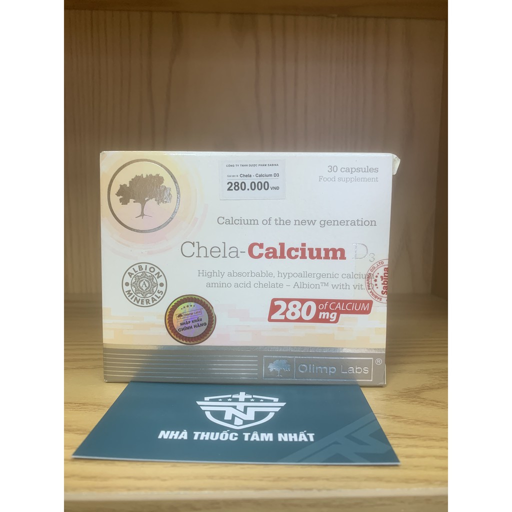 Chela Calcium D3 ,Canxi cho bà bầu và trẻ em ,Hỗ trợ bổ sung Canxi và Vitamin D3, giúp xương chắc khỏe