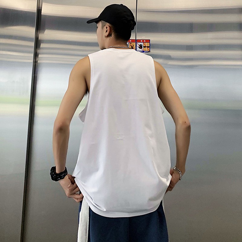 Áo Thun Thể Thao Nam Không Tay In Chữ Size M-3Xl