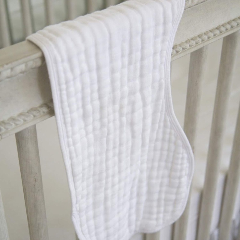 Bộ 6 Khăn Lau Tay 6 Lớp Vải Cotton Muslin Mềm Mại Thấm Hút Tốt