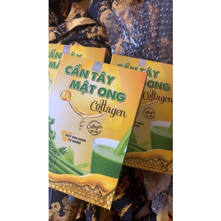 Cần tây mật ong collagen hộp 14 gói