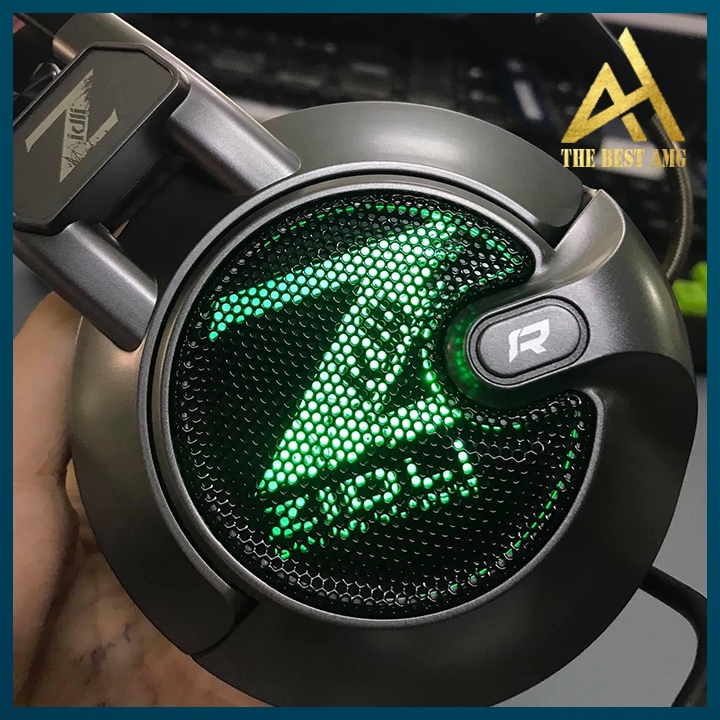 Tai Nghe Máy Tính Có Mic Gaming Led Rgb Headphone Chụp Tai Laptop ZIDLI ZH-V6 Nghe Nhạc Chơi Game Có Dây