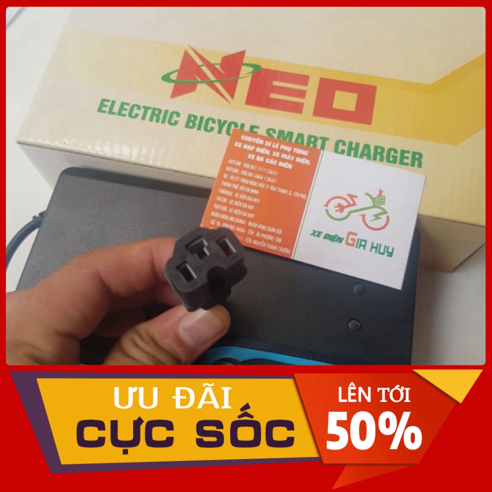 Sạc Xe Đạp Điện 48V 12-14AH XE ĐẠP ĐIỆN HUY