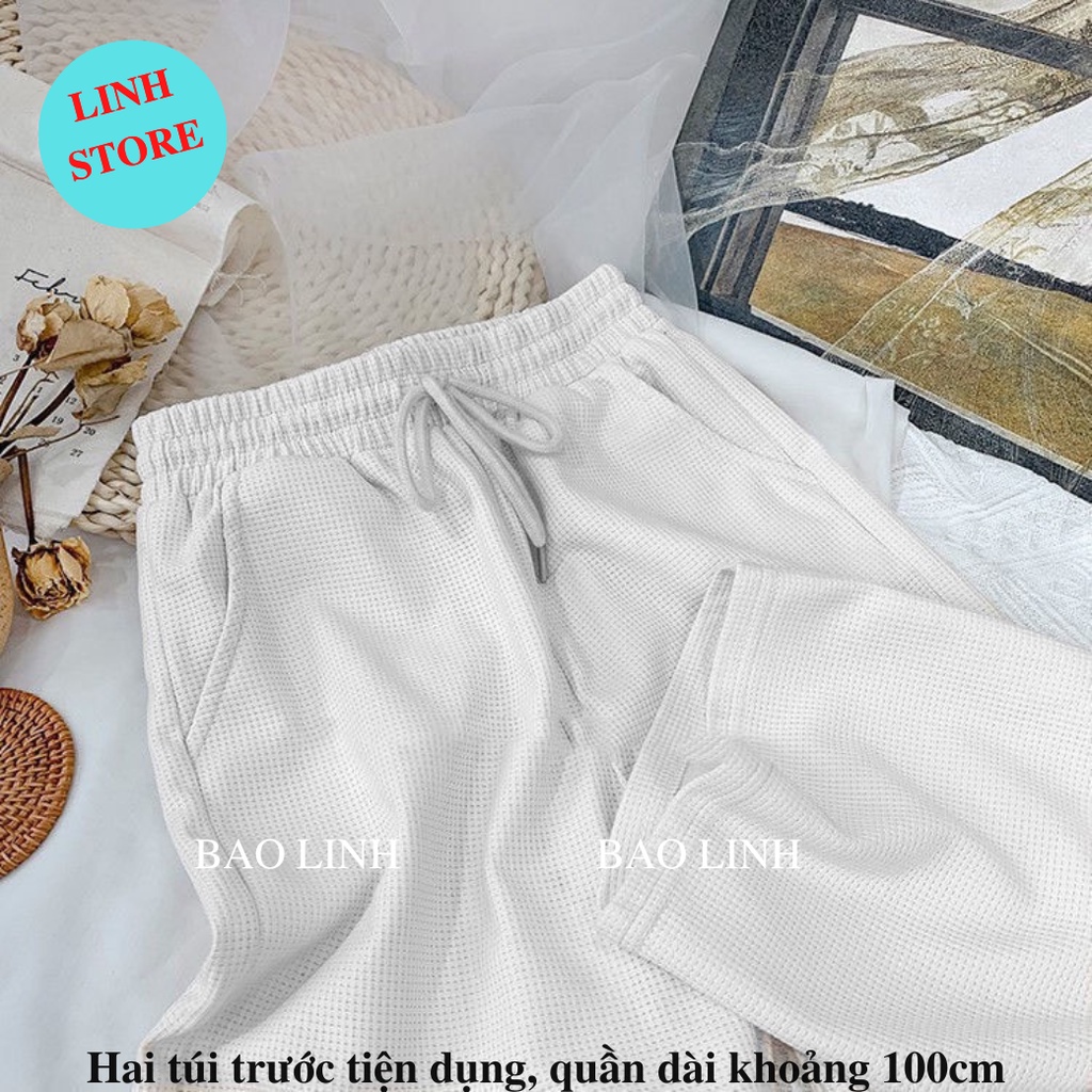 Quần Suông Ống Rộng Nữ  Bigsize, Quần Thể Thao Siêu Hack Chân Dài Cạp Chun Lưng Cao Đi Làm Đi Học M64