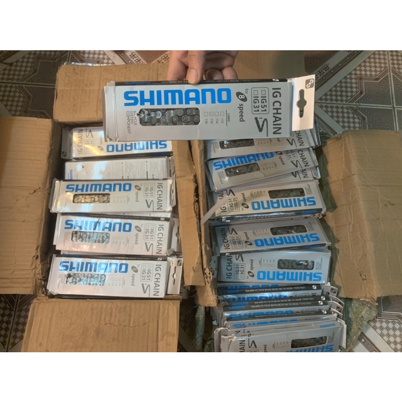 Sên xe đạp 6 /7 /8 Tốc Độ Shimano IG51 8 Speed - Xích xe đạp 6 /7 /8 Shimano IG51 8 Speed - Sên Xích Xe Đạp 8 Tốc Độ Shi