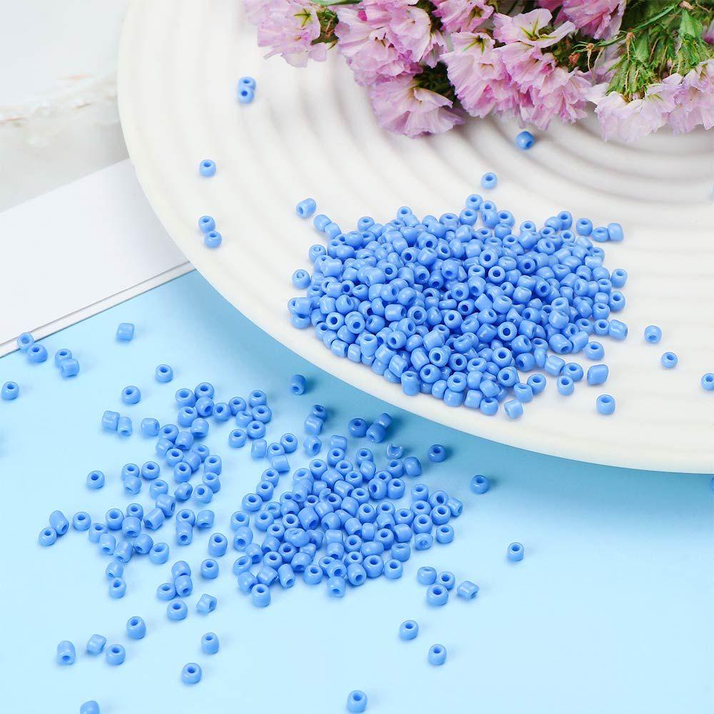 Chuỗi Hạt Cườm Đá Thủy Tinh 15g 2mm Dùng Để Làm Đồ Trang Sức Thủ Công