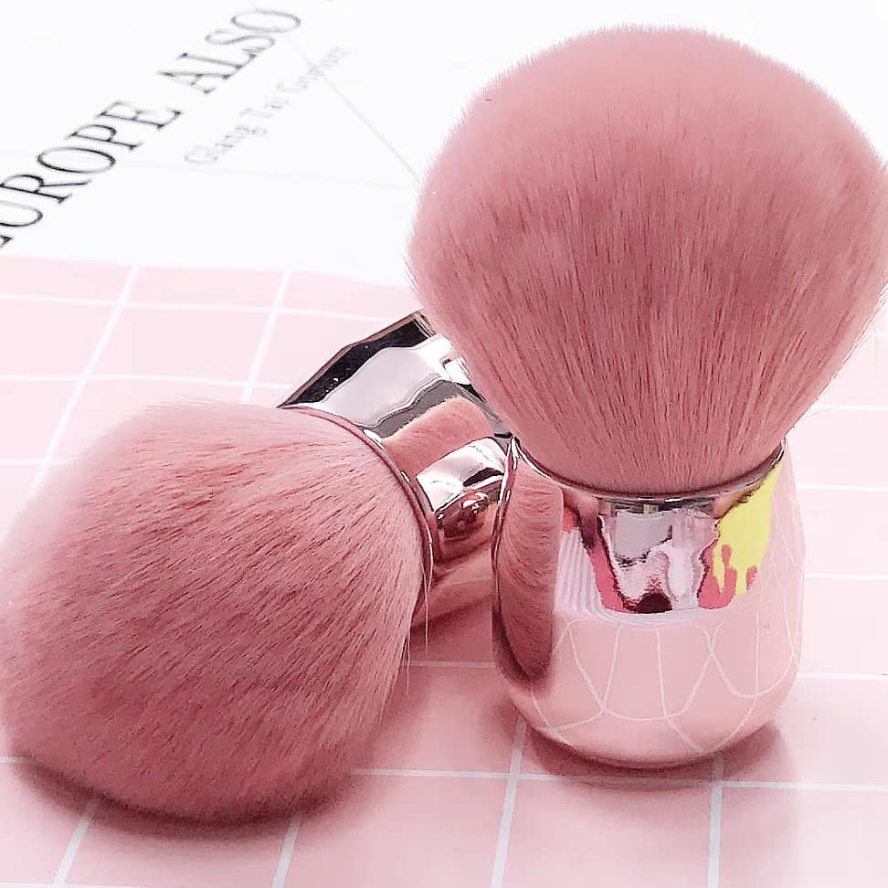 Chổi Cọ Trang Điểm , Cọ Phủi Bụi Nail Đầu Nấm Mềm Mại