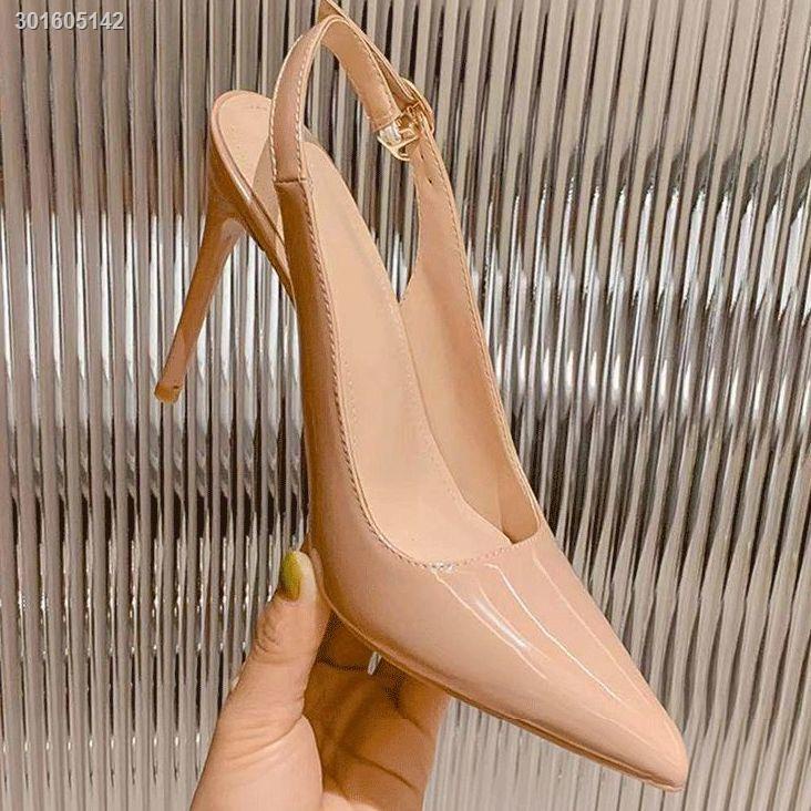 Giày Cao Gót Da Bóng Thời Trang Mùa Hè Cho Nữ 2021