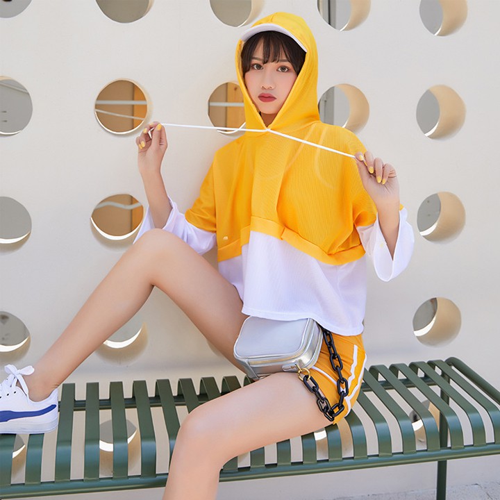 Bộ đồ bơi nữ 3 mảnh có áo hoodie năng động cá tính 💖 | BigBuy360 - bigbuy360.vn
