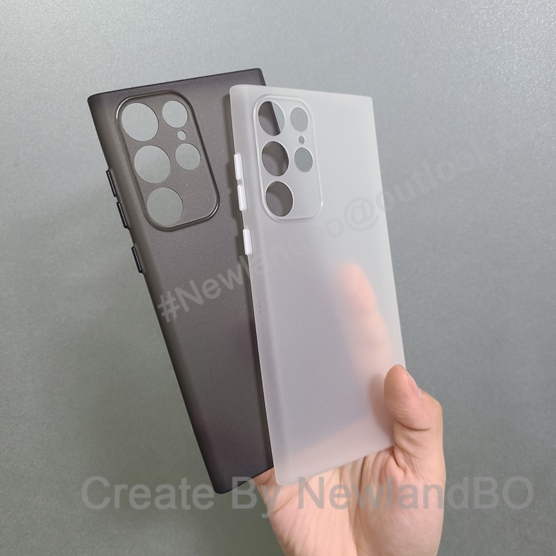 Ốp Điện Thoại Dẻo Siêu Mỏng Trong Mờ 0.4mm Cho Samsung Glaxy S22 Ultra S22Plus S21 Ultra note20