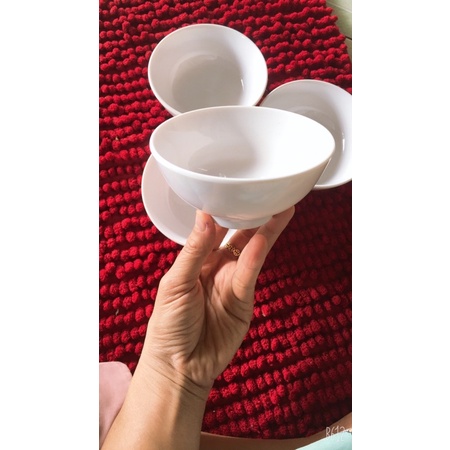 10 BÁT CƠM MÀU TRẮNG NHỰA MELAMINE FATACO VIỆT NAM