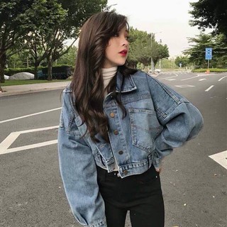 ÁO KHOÁC CROP JEANS