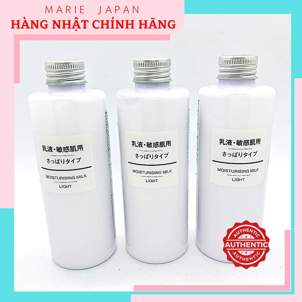 Sữa Dưỡng Da Muji Moisturing Milk Light Nhật Bản 200ml _shopnhatlulu