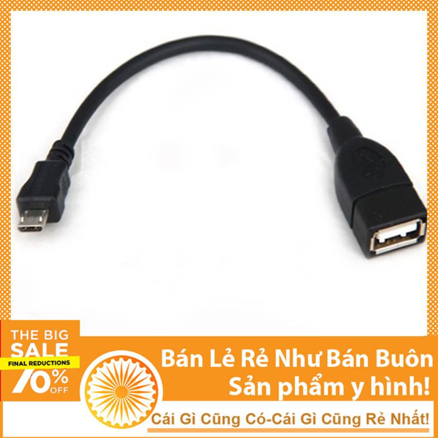 Cáp OTG USB Cái-MicroUSB ( Kết nối điện thoại với USB, Chuột, Tay Game... )