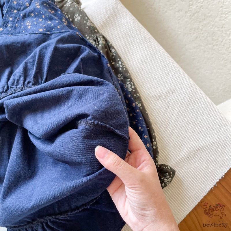 Đầm In Hoa Thiết Kế Kiểu Hàn Quốc Dành Cho Bé Gái