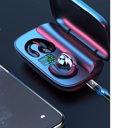 CHÍNH HÃNGTai nghe Bluetooth Remax TWS-17 V5.0 Pin dùng 3.5H 2 tai có đốc sạc 12000mAh cảm ửng chạm khi sạc có đèn