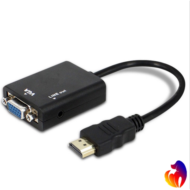 Cáp chuyển đổi 3 trong 1 HDMI sang VGA + Micro HDMI sang HDMI + Mini HDMI sang HDMI Blackhole