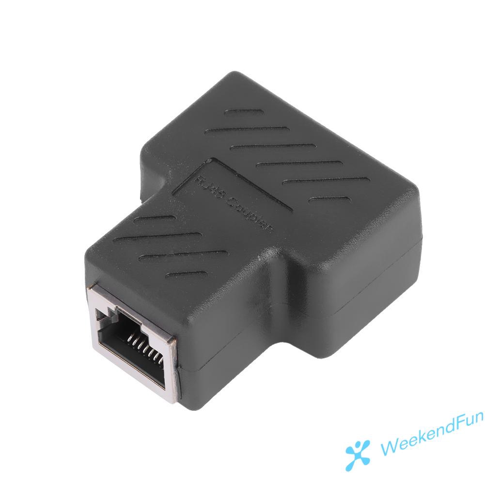 Đầu Chia 2 Cổng Kết Nối Dây Mạng Lan Rj45 Tiện Dụng