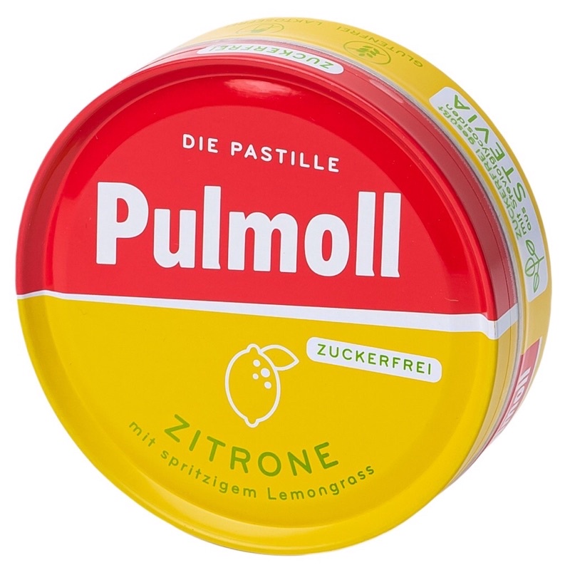 Kẹo ngậm giảm ho,rát họng không đường Pulmoll vị trái cây