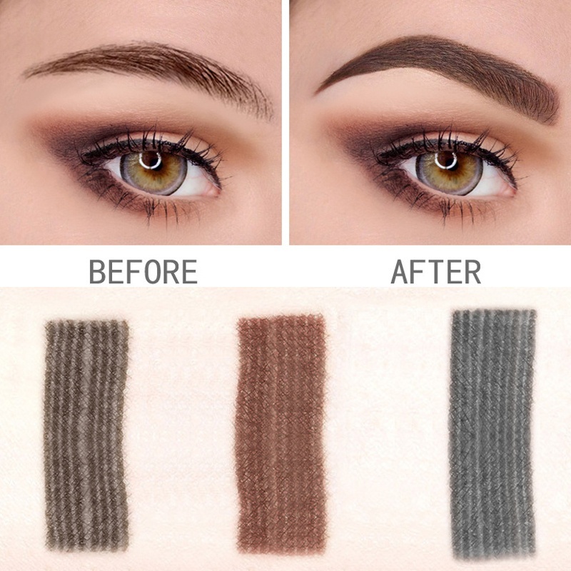 Bút Kẻ Lông Mày 4 Ngòi Lâu Trôi Chống Thấm Nước