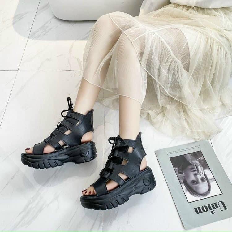 [FREESHIP]Giày nữ quai hậu, Sandal nữ nhựa cao cấp êm chân, tăng chiều cao, đi chơi, đi biển, đi mưa chống thấm