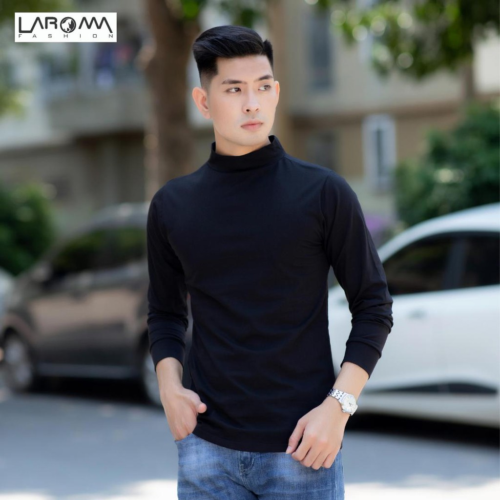 Áo giữ nhiệt nam cổ cao Laroma | Giữ ấm - Siêu đàn hồi - Khử mùi