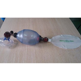 Bộ bóng bóp oxy cấp cứu (ambu)