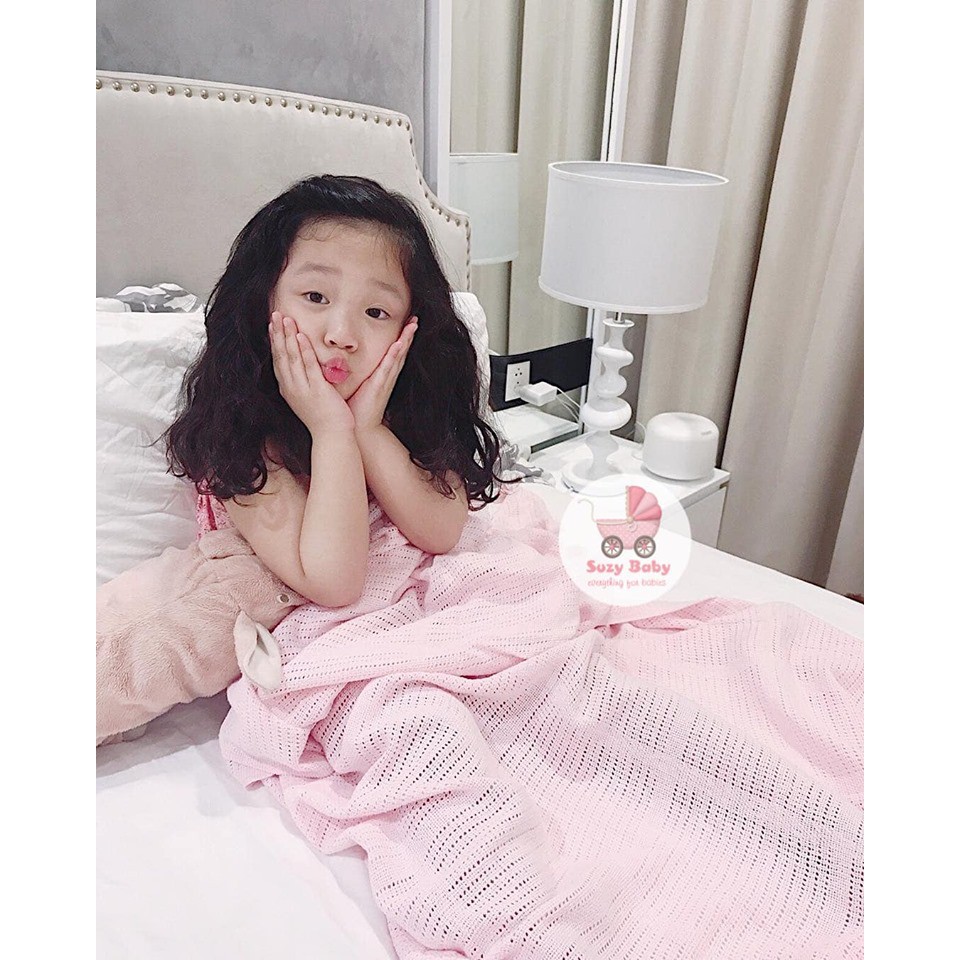 Chăn Lưới Sợi Tre MamaPapa Siêu Mềm Siêu Thoáng Mát