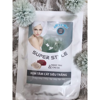 Kem tắm cát siêu trắng ngọc trai