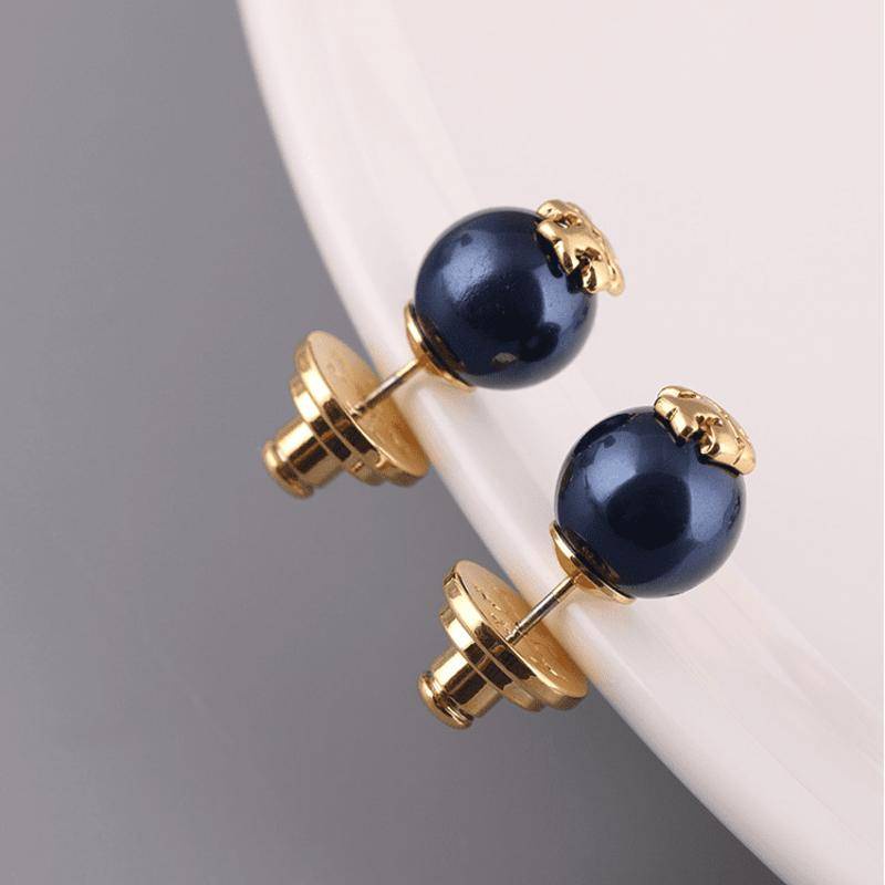 Bông tai tory burch TB đính ngọc trai sang trọng
