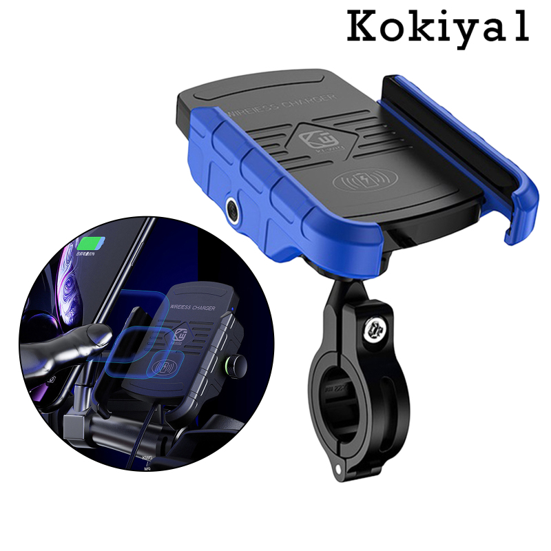 [HOT]Motorcycle 15W Qi Phone Holder Fast Charging for 3.5-6.5 inch Cellphones
