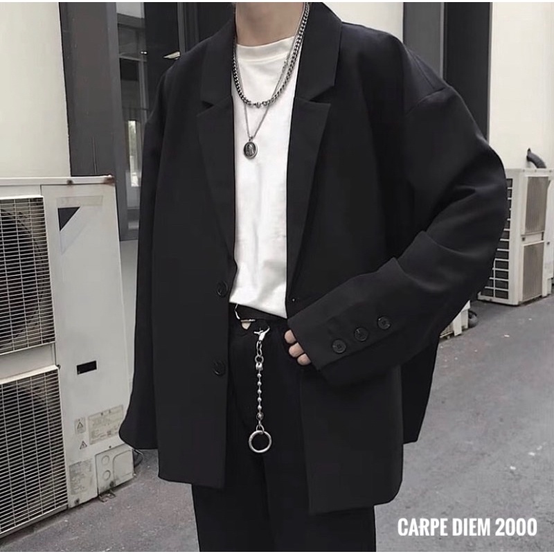 Áo oversized blazer - blazer form rộng oversize unisex nam nữ