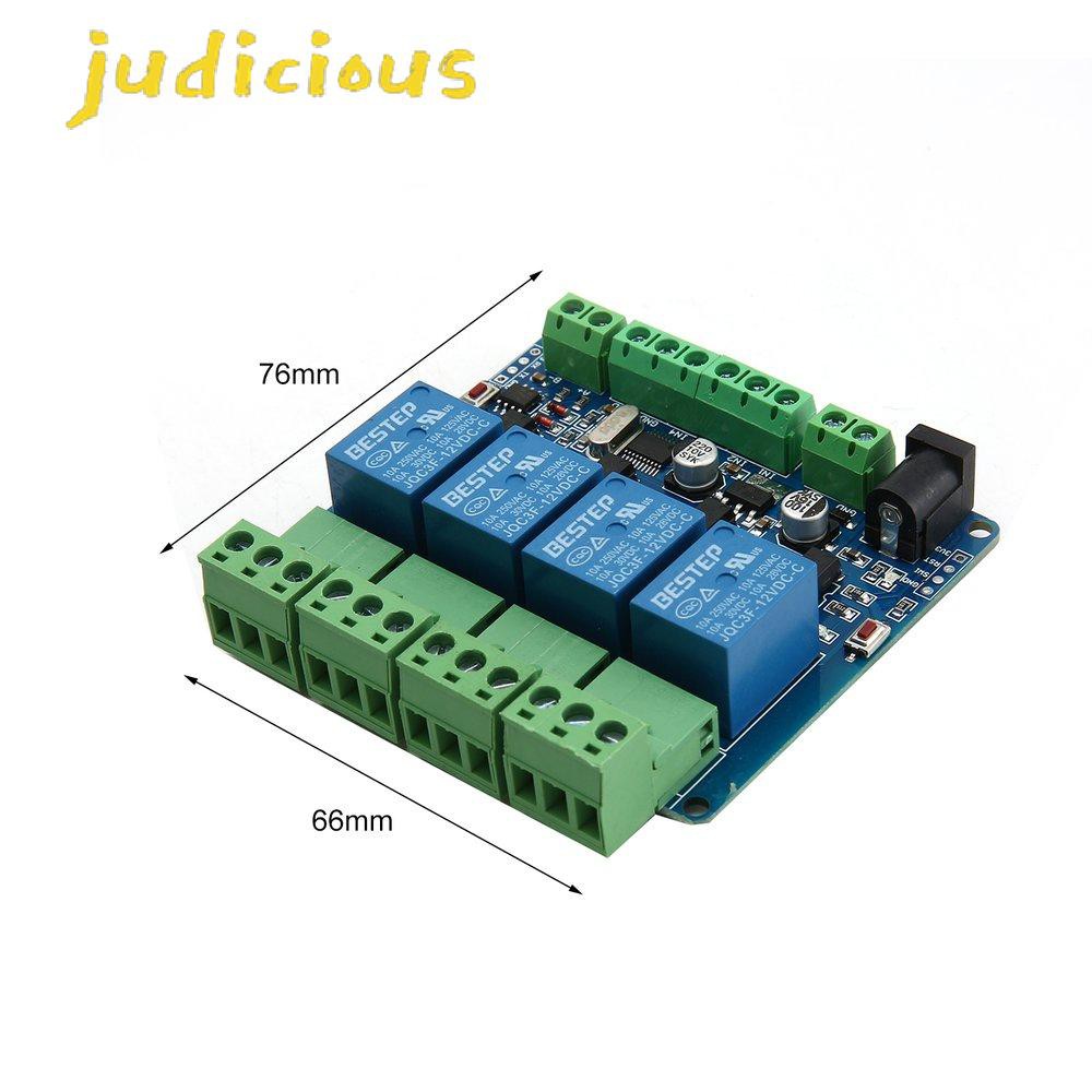 Mô Đun Rơ Le 4 Kênh 12v Rs485 / Ttl | BigBuy360 - bigbuy360.vn