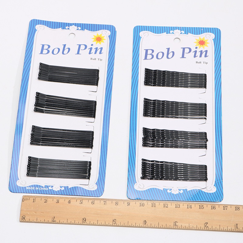 Set 36 kẹp ghim tóc màu đen kẹp ghim thời trang thoải mái sử dụng khi quên bunakids PK19