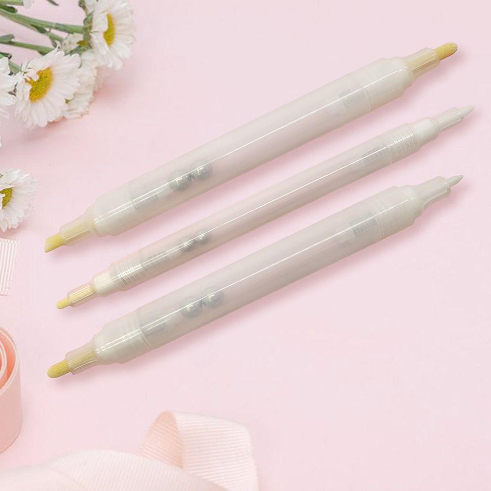 LEISURE Set 2 Ống Rỗng Trong Suốt Đựng Bút Sơn Có Thể Tái Sử Dụng