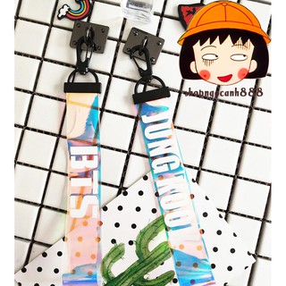 [XẢ KHO] Strap Nametag Hologram Bts, Wanna one, Got7, Seventeen,... Làm Móc Treo Cực Tiện Lợi