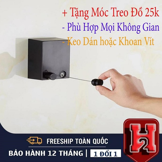 Giàn Phơi Quần Áo Gấp Gọn INOX❤️FREE SHIP❤️Dây Phơi Quần Áo Thông Minh Tiện Lợi, Gía Rẻ