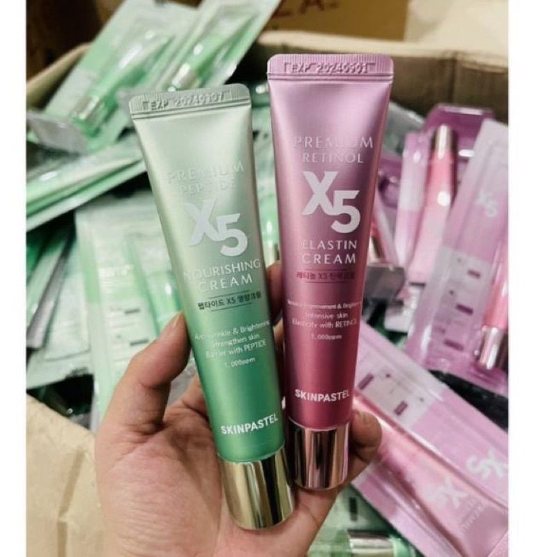 Kem dưỡng Retinol X5 Skinpastel elastin cream/ Peptide Skinpastel 30ml