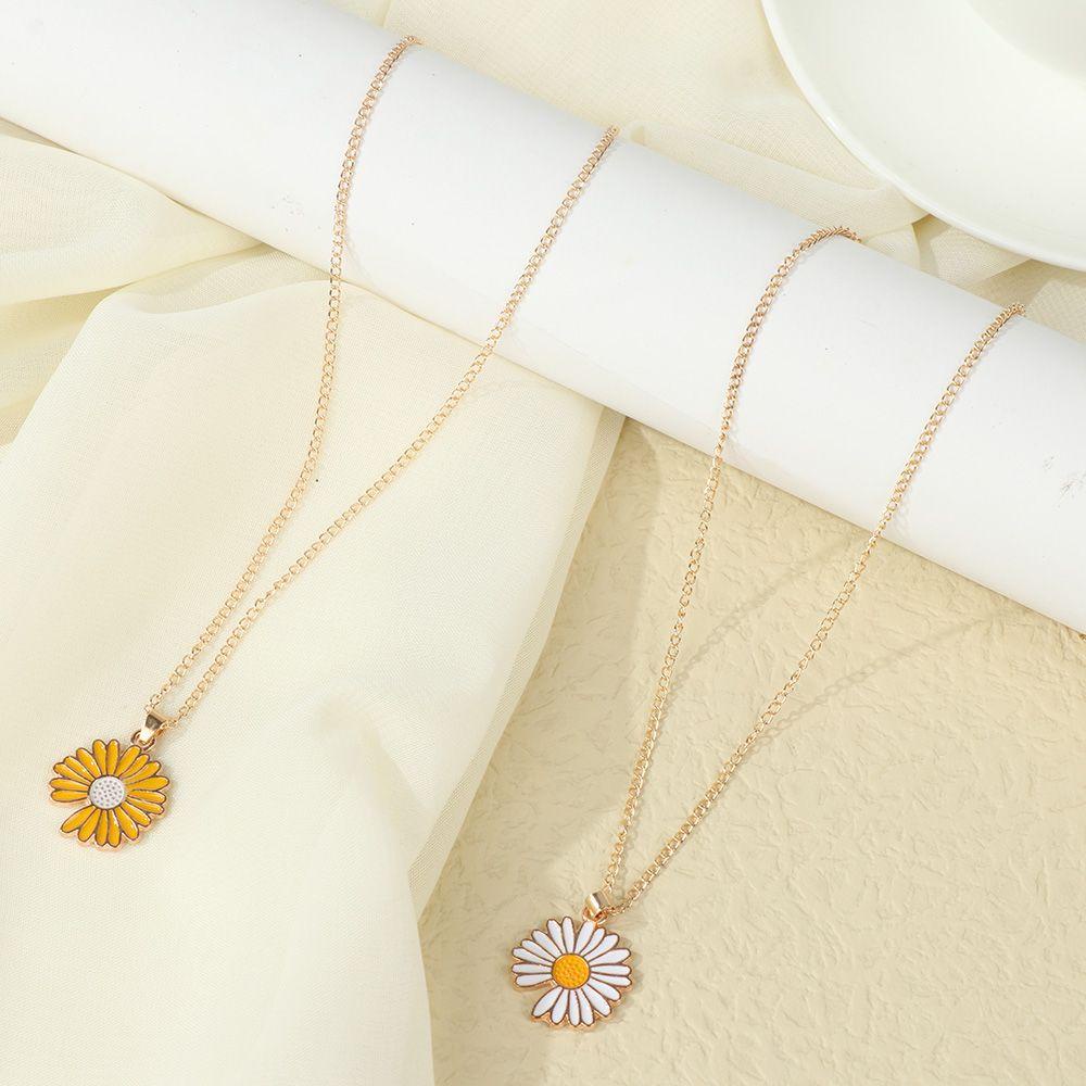 MELODG Vòng Cổ Choker Hình Hoa Cúc