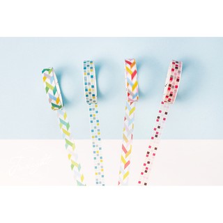 Set hình dán Washi tape 4 cuộn WS002