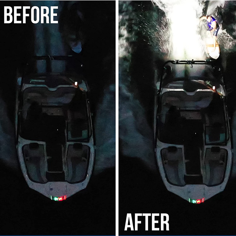 Đèn Led 2 Bóng 72W Chống Thấm Nước 2200LMS 120 Chuyên Dụng Cho Tàu Thuyền°Đèn Pha, Đèn Chùm